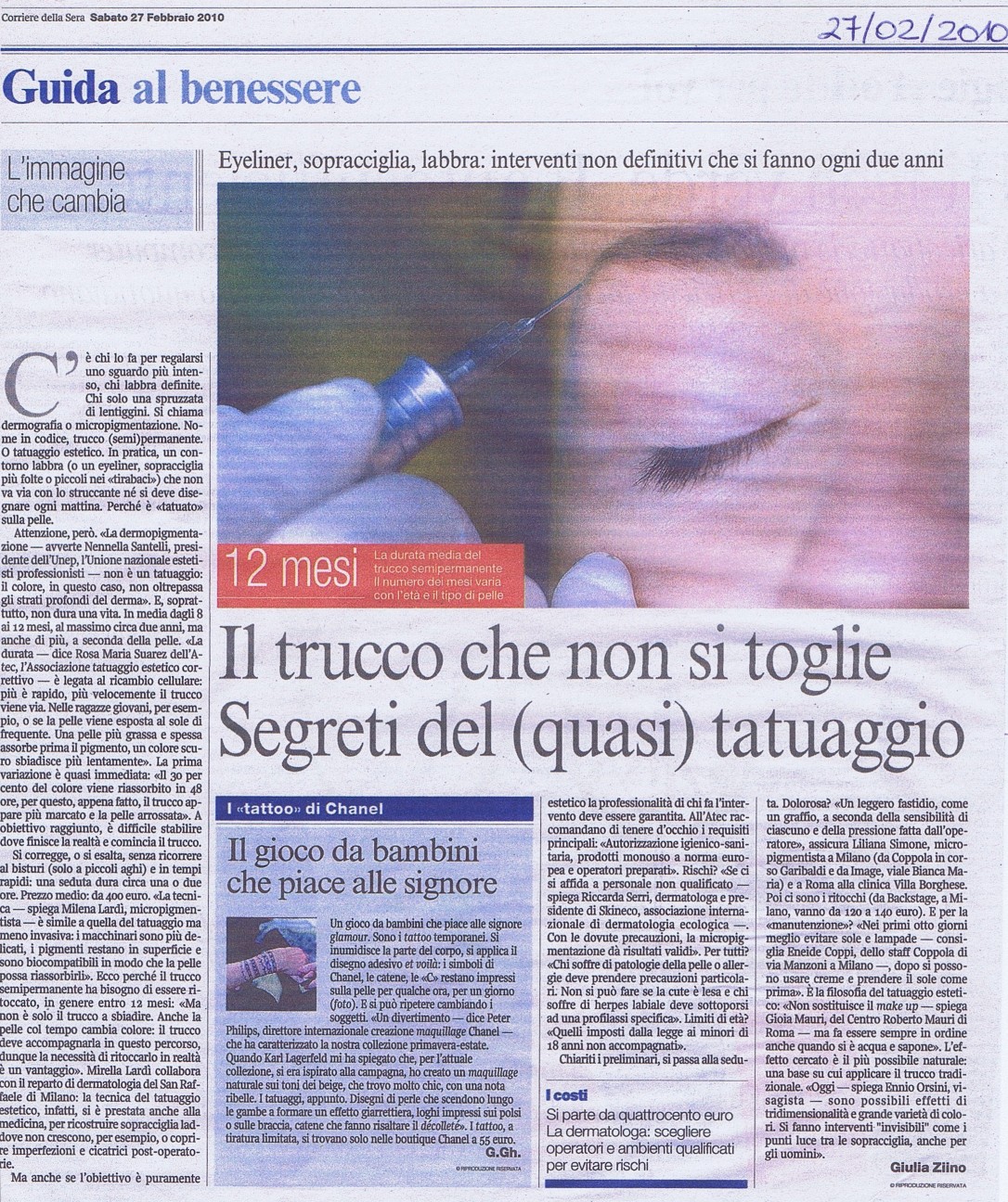 Corriere Della Sera 2010